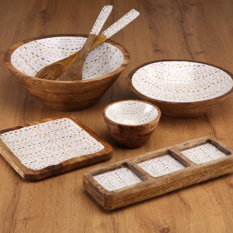 NORDIC DROPS THREE-COMPARTMENT PLATTER