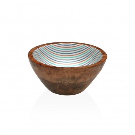 STRIPED ENAMEL BOWL