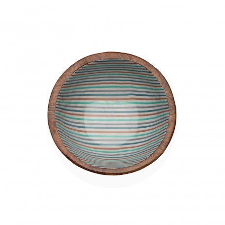 STRIPED ENAMEL BOWL