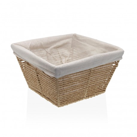 BEIGE SQUARE BASKET