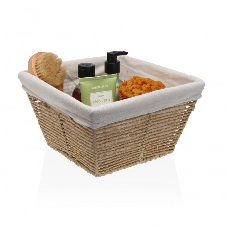 BEIGE SQUARE BASKET