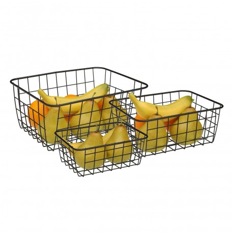 MEDIUM BLACK RECTANGULAR FRUIT PLATTER