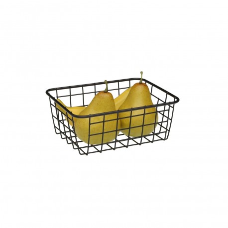 SMALL BLACK RECTANGULAR FRUIT PLATTER