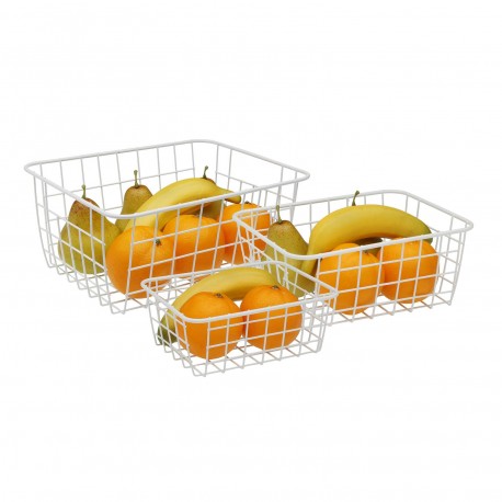 MEDIUM WHITE RECTANGULAR FRUIT PLATTER