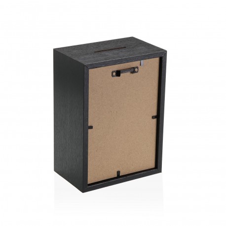 BLACK TRAVEL SAVINGS BOX