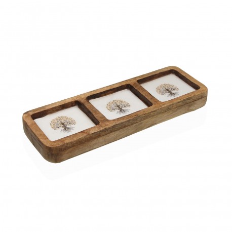 GAIA THREE-COMPARTMENT PLATTER