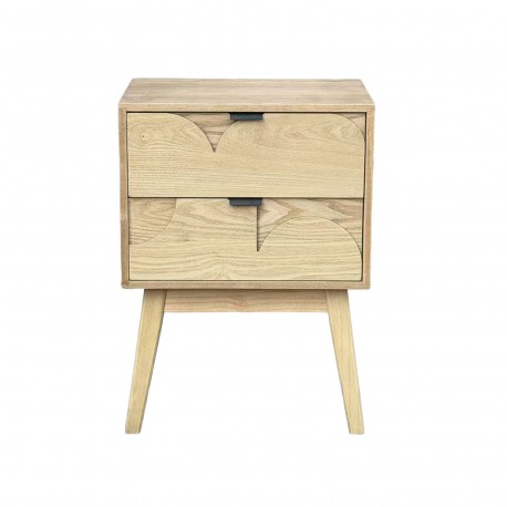 SARA 2-DRAWER BEDSIDE TABLE