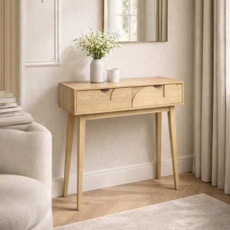 SARA 2-DRAWER CONSOLE TABLE 80CM