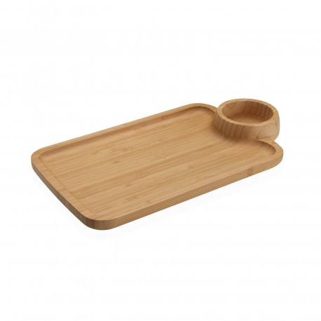 CHEESE BOARD WITH BAMBOO BOWL