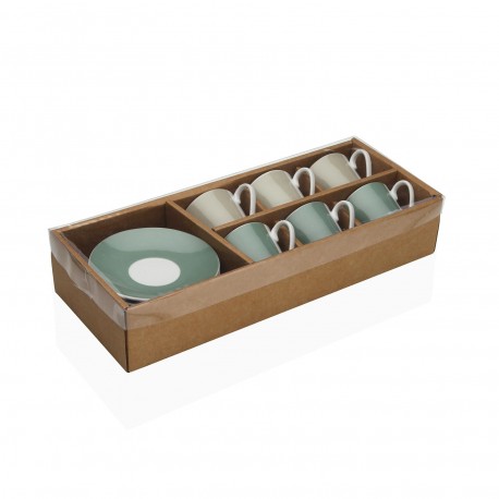 LILINOE COFFEE SET WITH SAUCERS, 6 PIECES