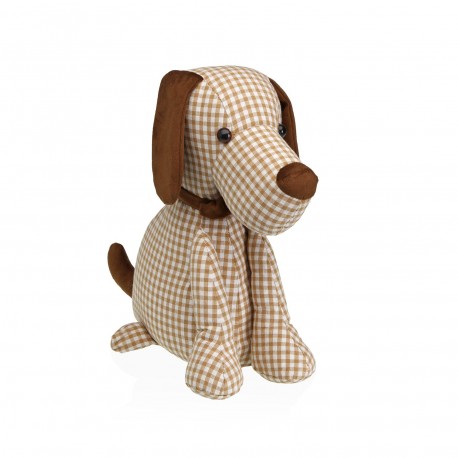 VICHY DOG DOORSTOP