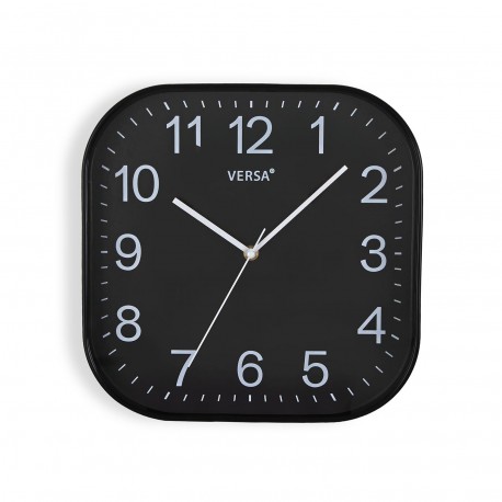 BLACK SQUARE KITCHEN CLOCK