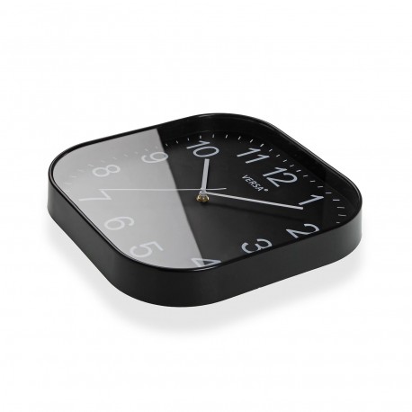 BLACK SQUARE KITCHEN CLOCK
