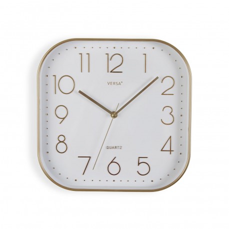 GOLD SQUARE KITCHEN CLOCK