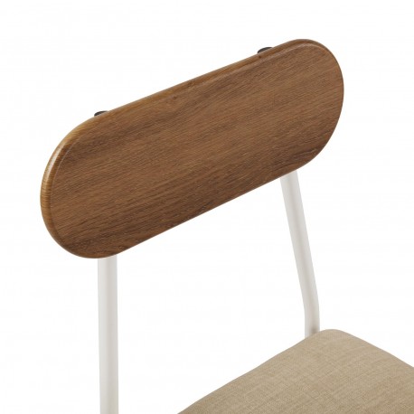DENALI TABLE AND 4 CHAIRS SET WHITE