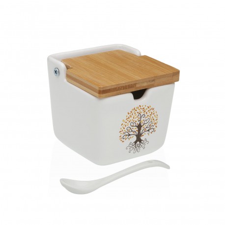 GAIA BAMBOO LID SUGAR BOWL