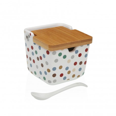 VERA BAMBOO LID SUGAR BOWL
