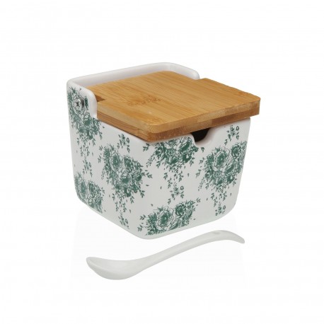 BEATRICE BAMBOO LID SUGAR BOWL