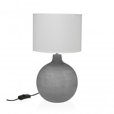 DEWAS GREY CERAMIC TABLE LAMP