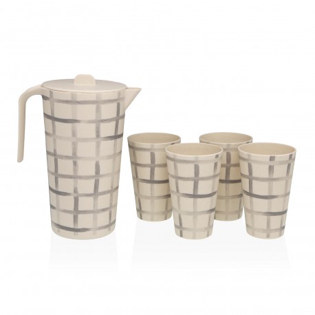 MILO SET OF 4 GLASSES & JUG
