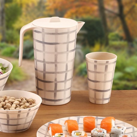 MILO SET OF 4 GLASSES & JUG