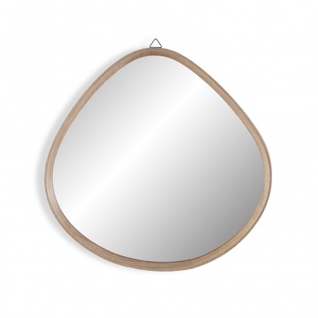 LIGHT BROWN WALL MIRROR