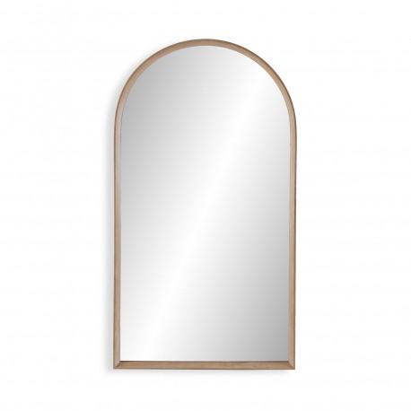LIGHT BROWN WALL MIRROR