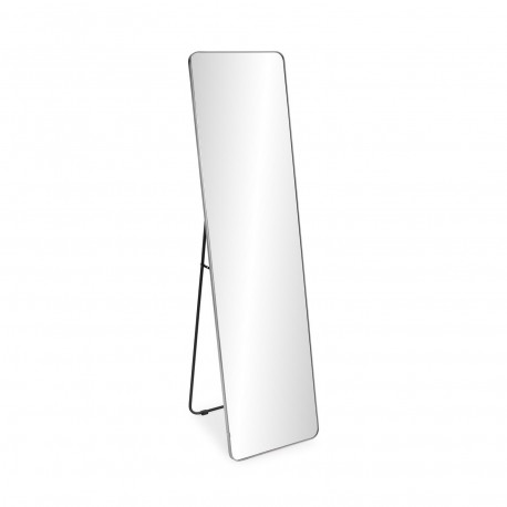 SILVER STANDING MIRROR WITH STAND