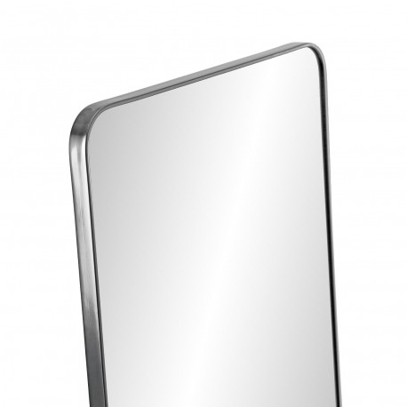 SILVER STANDING MIRROR WITH STAND