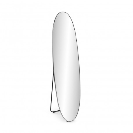 SILVER STANDING MIRROR WITH STAND