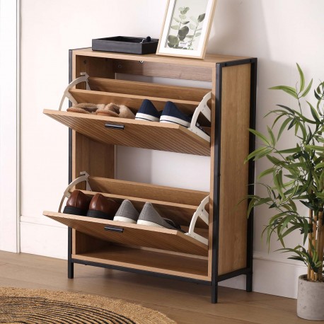 GROUND 2-DRAWER SHOE CABINET