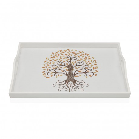 GAIA WOODEN TRAY 45X30X5
