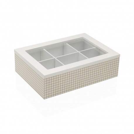 AMELIE 6-COMPARTMENT TEA BOX
