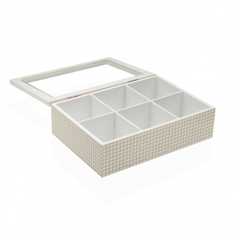 AMELIE 6-COMPARTMENT TEA BOX