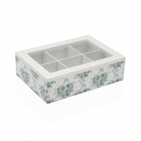 BEATRICE 6-COMPARTMENT TEA BOX