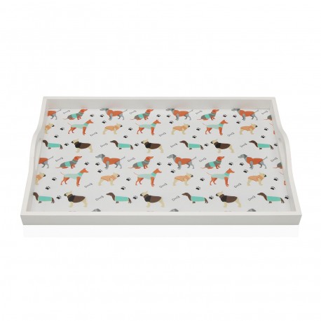 AMICO WOODEN TRAY 45X30X5