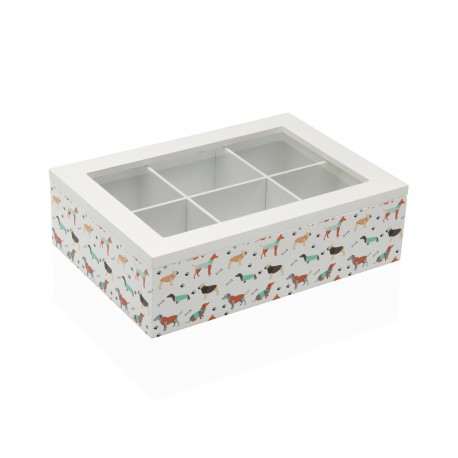 AMICO 6-COMPARTMENT TEA BOX