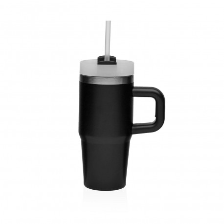 BLACK THERMAL MUG