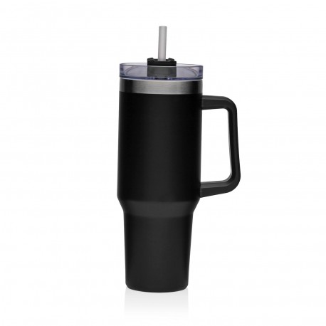 BLACK THERMAL MUG