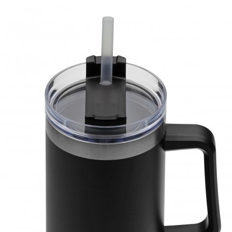 BLACK THERMAL MUG