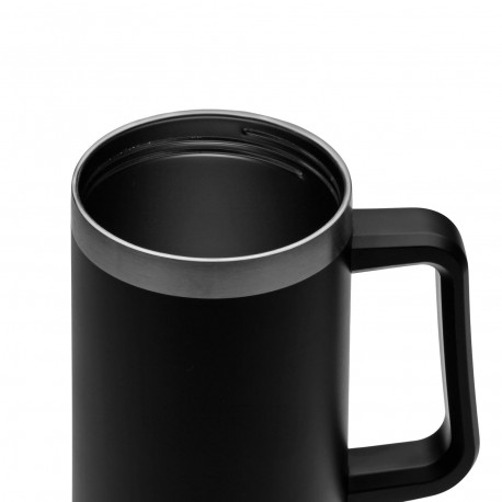 BLACK THERMAL MUG
