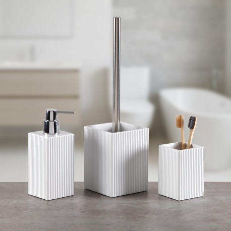 VERA WHITE TOOTHBRUSH HOLDER