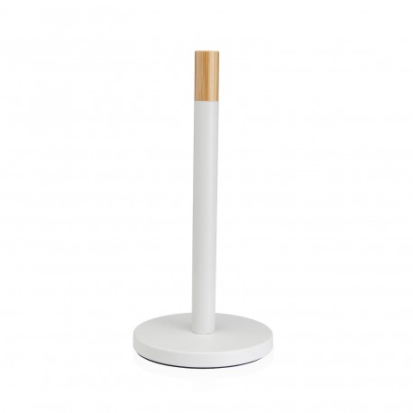 WHITE KITCHEN ROLL HOLDER