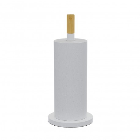 WHITE KITCHEN ROLL HOLDER