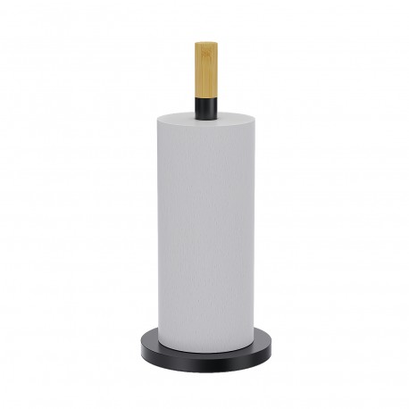 BLACK KITCHEN ROLL HOLDER