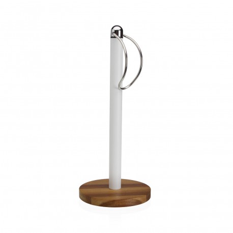 WHITE KITCHEN ROLL HOLDER