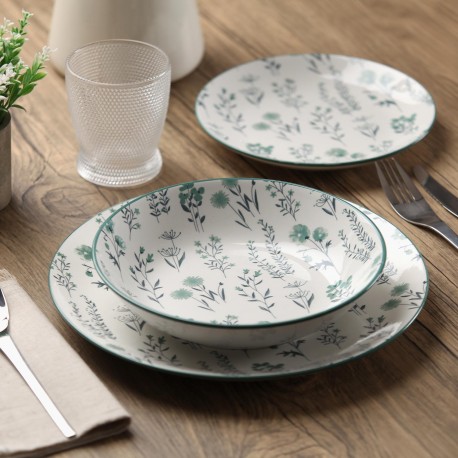 18-PIECE "ANTHEIA" DINNER SET