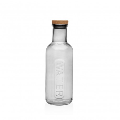 GLASS BOTTLE WITH CORK