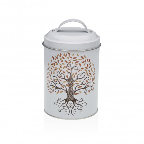 GAIA LIDDED METAL JAR