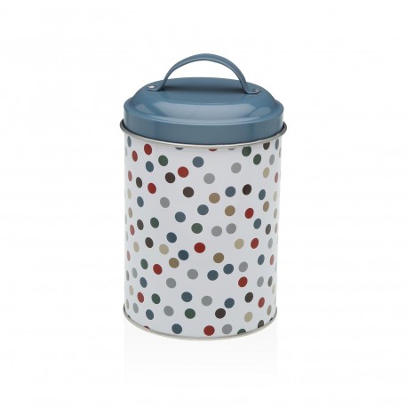 VERA LIDDED METAL JAR